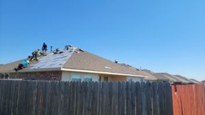 Residential roofing project