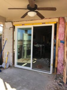 patio sliding door installation